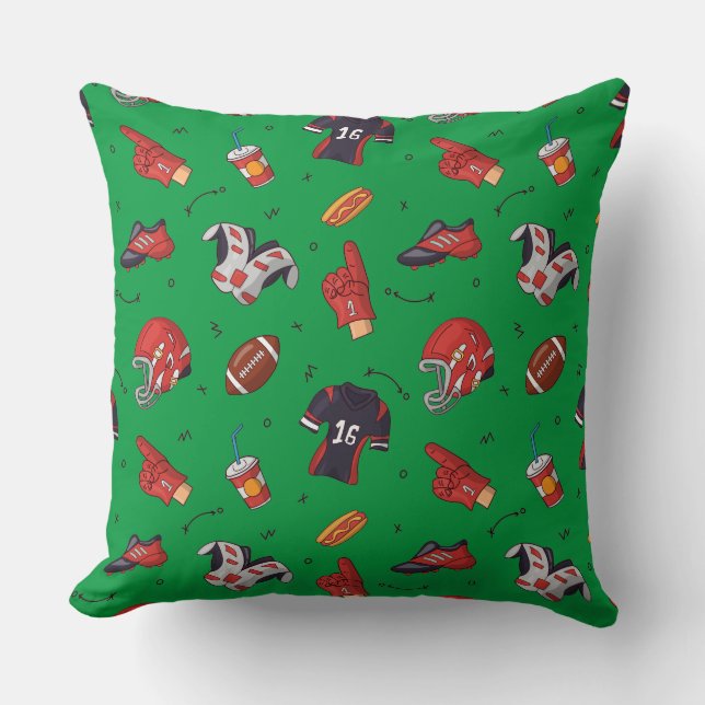 Football Sports Equipment with Food Pattern Cushion (Front)