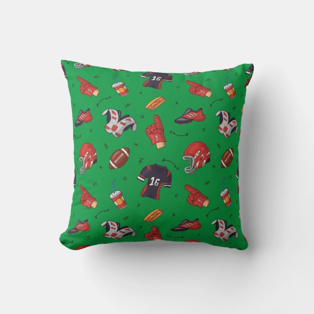 Football Sports Equipment with Food Pattern Cushion (Front)