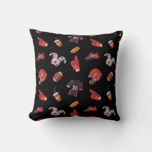 Football Sports Equipment with Food Pattern Cushion