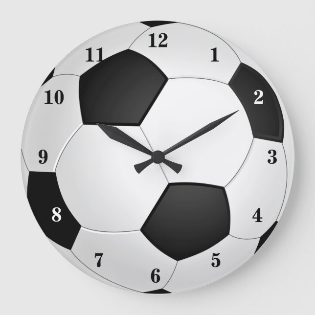 Football - Sports Large Clock (Front)