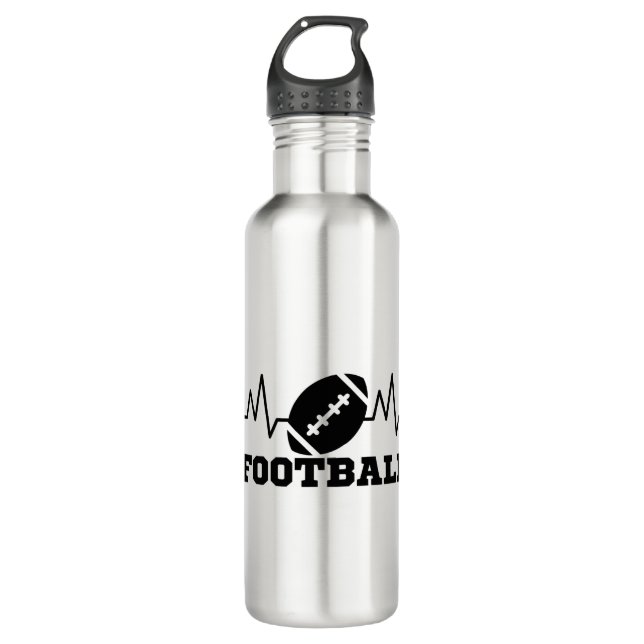 Football  sports Olympics 710 Ml Water Bottle (Front)