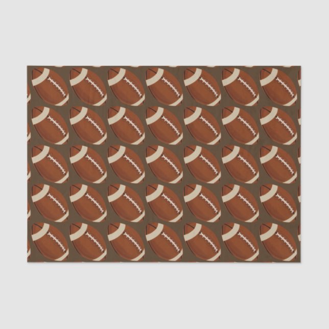 Football sports pattern tissue paper (Front)