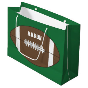 Football Sports Personalised Large Gift Bag