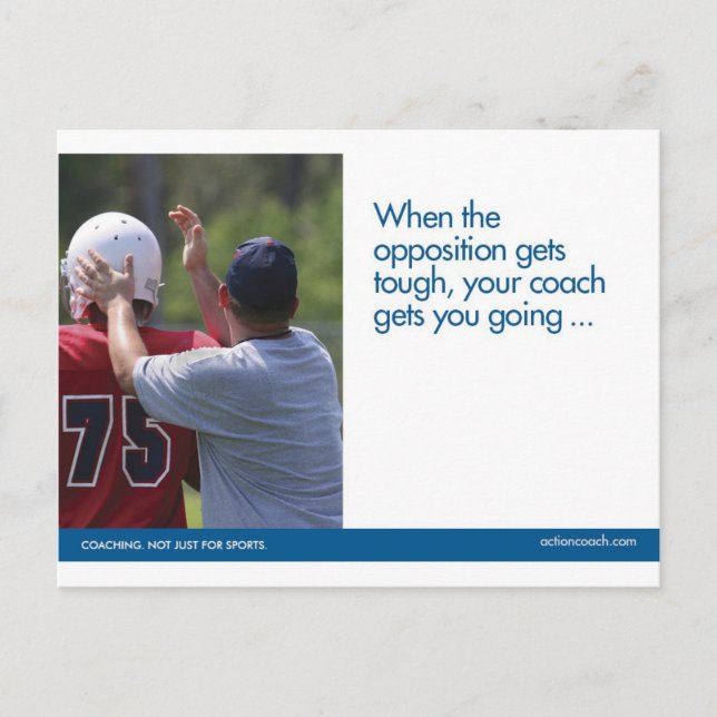 Football sports postcard (Front)