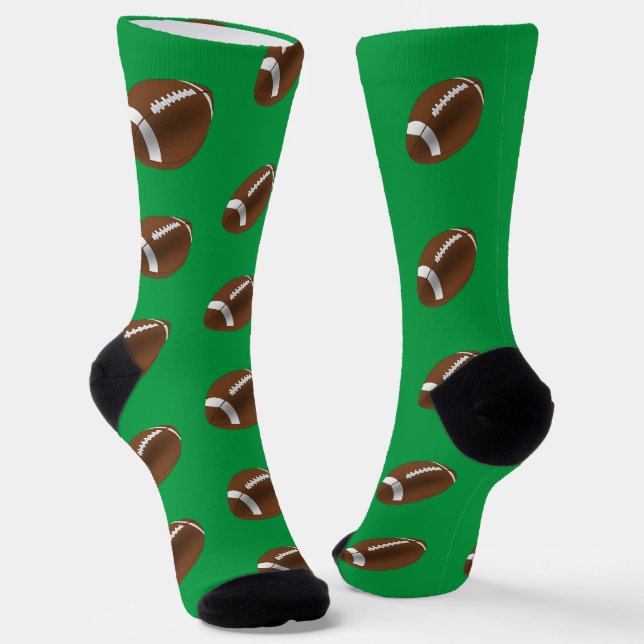 Football Sports Socks (Angled)