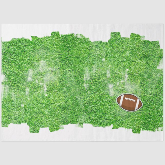 Football Sports Team Turf Green Grass Field Tissue Paper (Front)