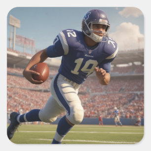 Football  square sticker