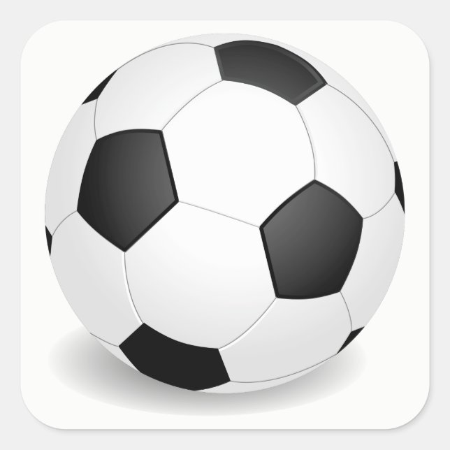 Football Square Sticker (Front)
