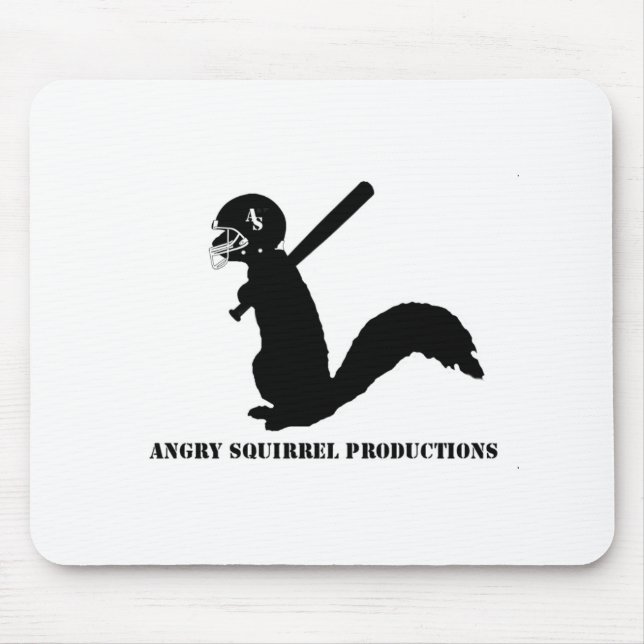 Football Squirrel Mouse Mat (Front)