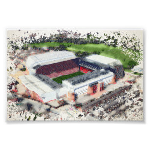 Football Stadium Art - Liverpool, England Photo Print