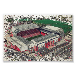 Football Stadium Art - Liverpool, England Photo Print