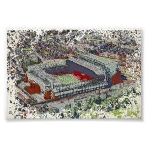 Football Stadium Art - Liverpool, England Photo Print