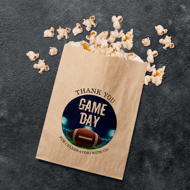 Football Stadium Lights Favour Bags (Football stadium lights paper party favor bags)