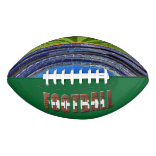 Football Stadium with Typography American Football
