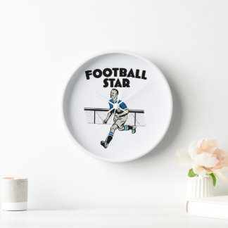 Football Star Clock