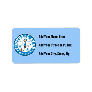 Football Star Label