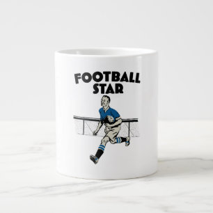 Football Star Large Coffee Mug