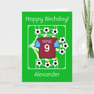 Football Star (London Claret & Blue) Card