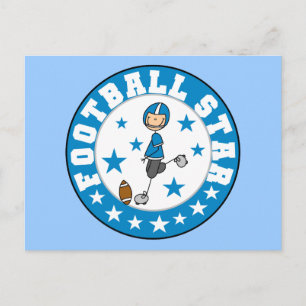 Football Star Postcard