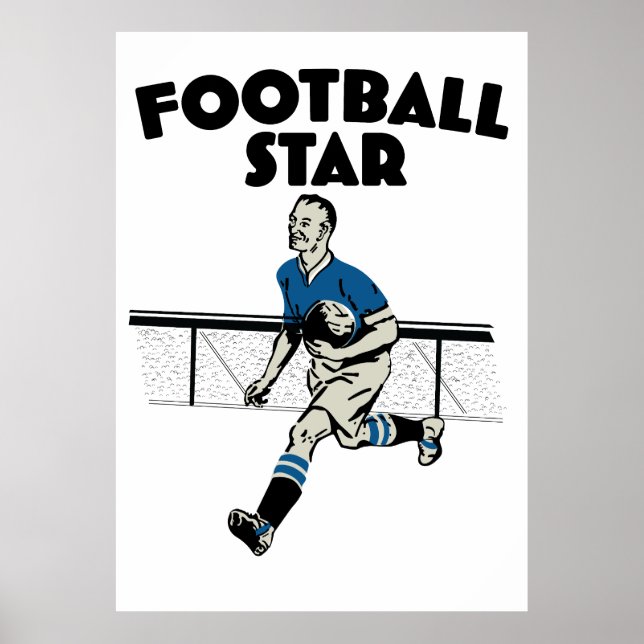Football Star Poster (Front)