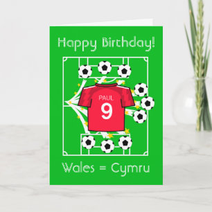 Football Star Wales Cymru Card