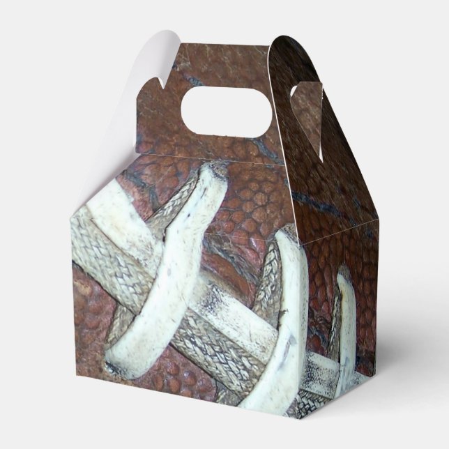 Football Stitches Favour Box (Front Side)