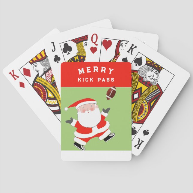 Football Stocking Stuffers Playing Cards (Back)