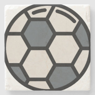 football stone coaster
