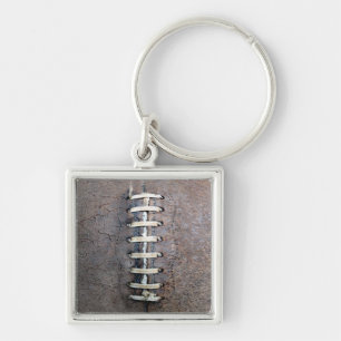 Football Strings vertical Key Ring