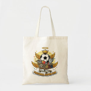 Football Super Fan Angelic Cart Tote Bag