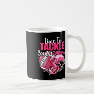 Football Survivor Time To Tackle Breast Cancer Awa Coffee Mug