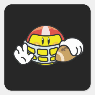 Football T-shirts and Gifts Square Sticker