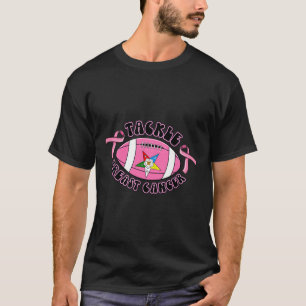 Football Tackle Of Eastern Star Breast Cancer Awar T-Shirt