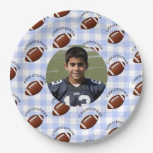 Football Tartan Kids Birthday Party