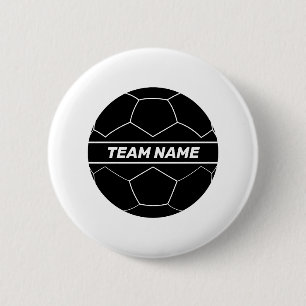 Football Team 6 Cm Round Badge