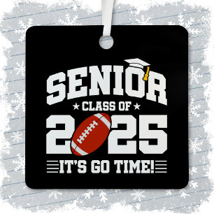 Football Team Class of 2025 Graduation Senior 2025 Metal Tree Decoration