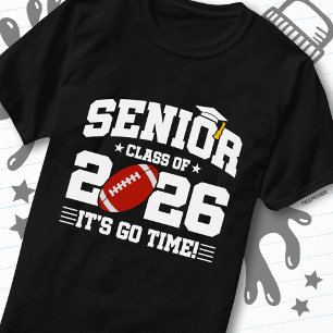 Football Team Class of 2026 Graduation Senior 2026 T-Shirt