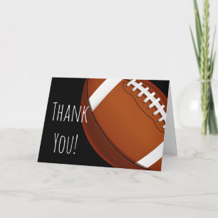 Football Team Custom Thank You Card