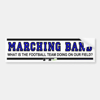 Football Team Doing On Our Field? Bumper Sticker