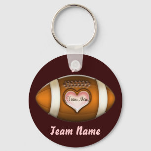Football Team Mum Key Ring