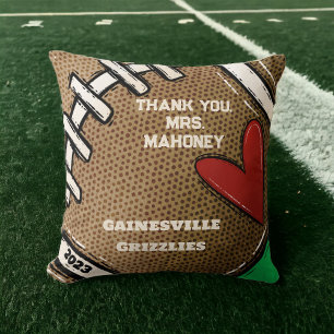 Football Team Mum Personalised Team Name Year Gift Cushion