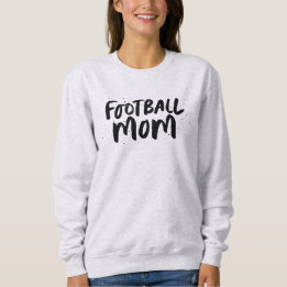 Football team mum stylish black type personalised sweatshirt