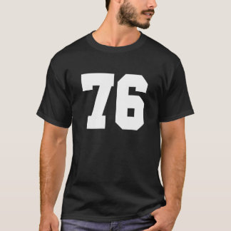 Football Team Number 76 American Rugby Team, Cool T-Shirt