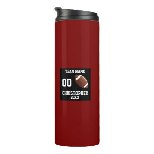 Football Team Thermal Tumbler