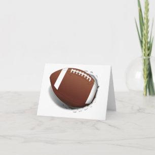 Football Tearing Out Card