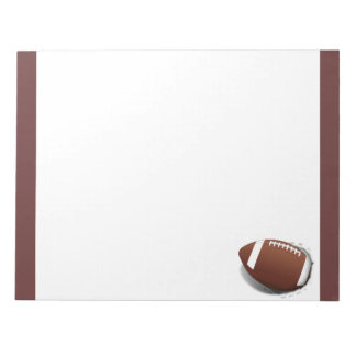 Football Tearing Out Notepad