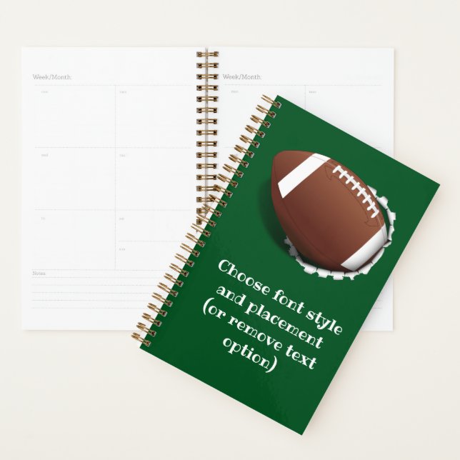 Football Tearing Out Planner (Display)
