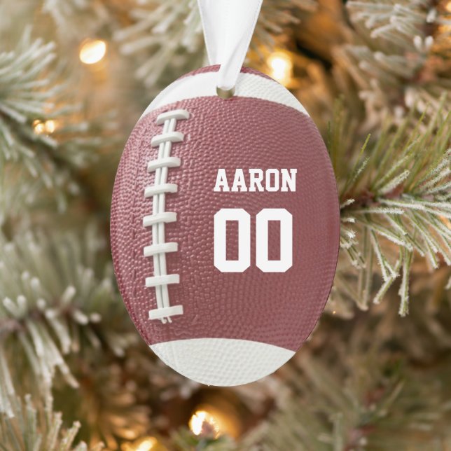 Football Texture Look Ornament (Tree)