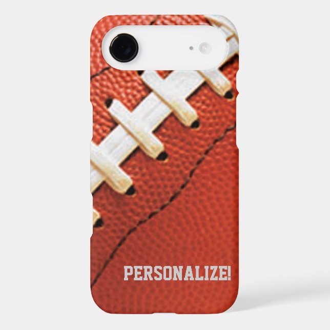 Football Texture Personalised iPhone 7 case (Back)
