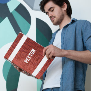 Football Texture Personalised Notebook
